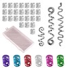 34 Piece Braid Ring Set, Spiral Dirty Hair Clip Jewellery