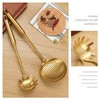 Premium 7-Piece Gold Kitchen Utensil Set with Stand, Stainless Steel