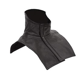 First Mfg Co - Neck and Chest Warmer - Leather - Black - Extra Large