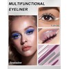Jutqut 4PCS Blue Eyeliner Pencil, Eye Liner Pencils, Waterproof Eyeliner
