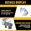 VIVIDA Wall Mount Butterfly Latch 1-3/8" to 1-5/8", Gate Fork