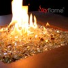 Skyflame High Luster 10-Pound Fire Glass for Fire Pit Fireplace