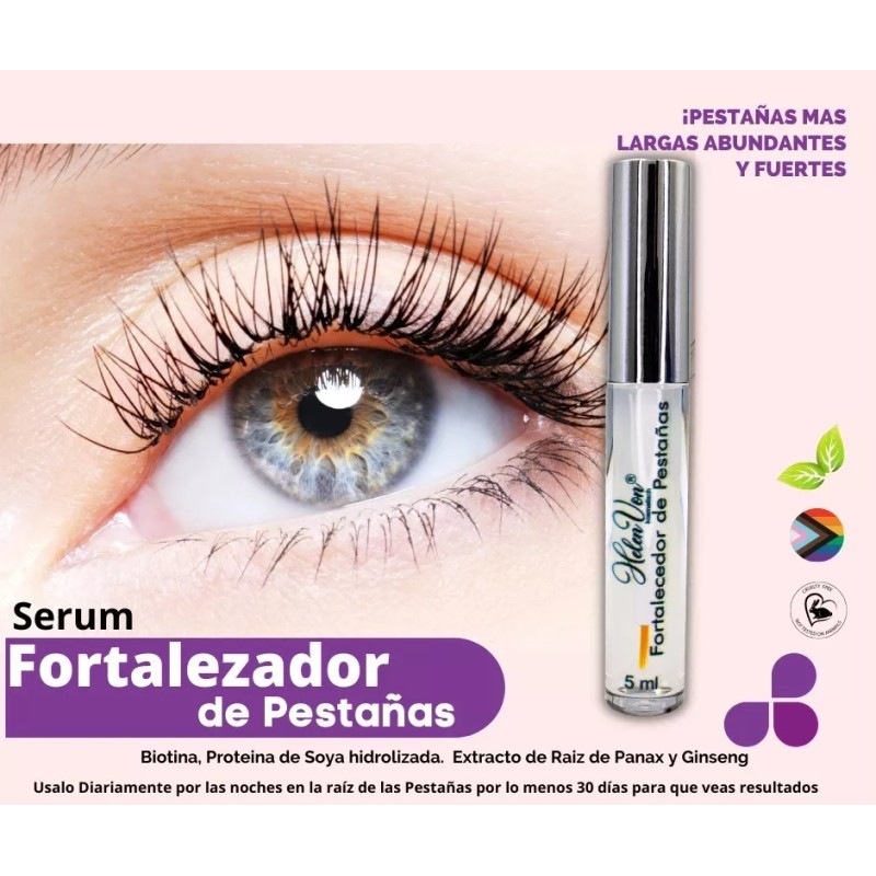 Helen Von Kosmetisch Serum Fortalecedor, Alargador, Nutriente De Pestañas Y