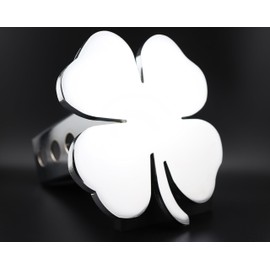 Chrome Four Leaf Clover Hitch Cover