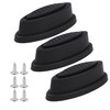 BQLZR 3 Pack Luggage Replacement Bolt Foot for Suitcase 3