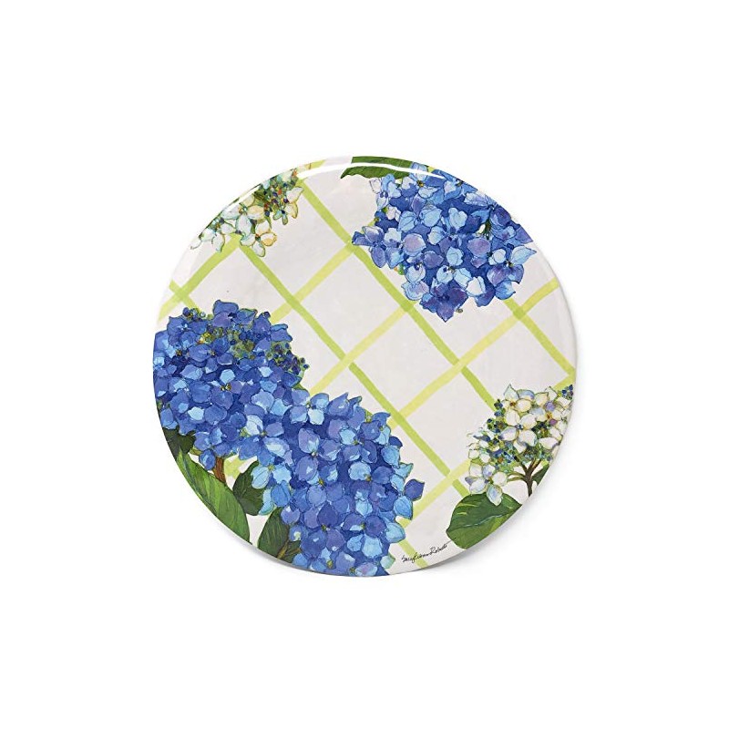 Bamboo Table Hydrangea Lattice Dinner Plate, Set of 4