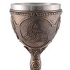 VOGLER Joh. Vogler GmbH Bronzed Viking Goblet Hugin and Munin