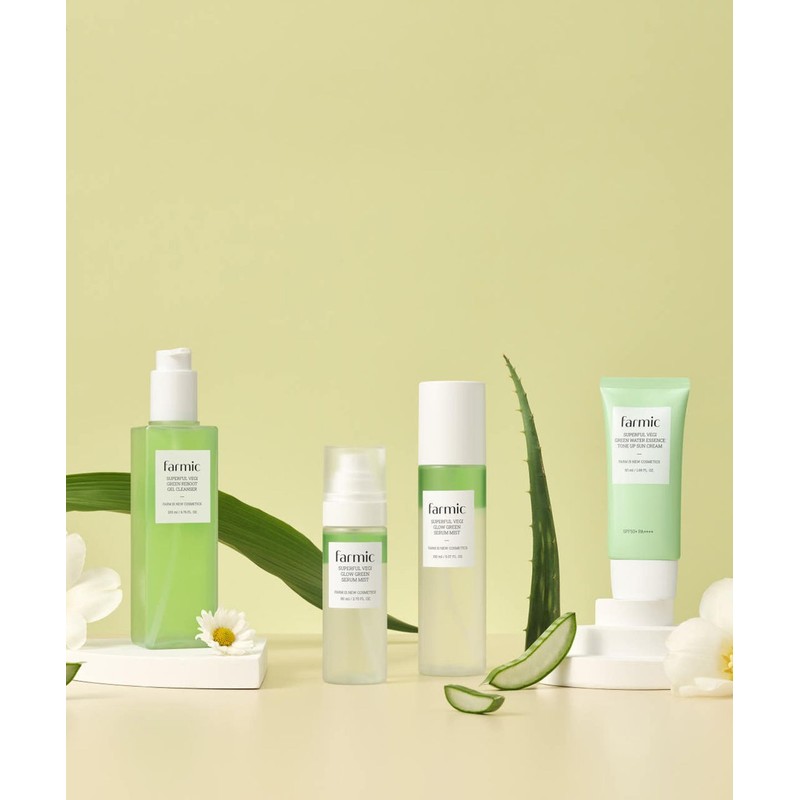 Pamick Pamic [2 pcs] Superfull Veggie Green Water Essence Tone-up