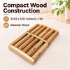 Wooden Foot Massager – Manual Rolling Foot Relaxation Tool