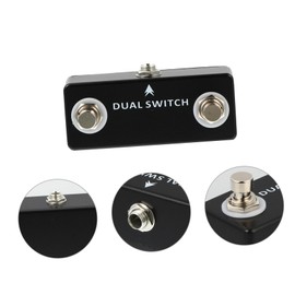 Vaguelly Dual Guitar Effect Footswitch Pedal for Enhanced for Guitar Effects and Accessories for Delay and Other Pedals