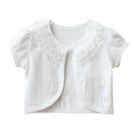LIANFOR Children's Clothing, Girls, Formal, Short Sleeve, Bolero, Formal, Wedding, Children, Bolero, Summer, Thin, Formal Dress, Bolero, Cardigan, Recital, Children's Clothing, Cute Girls,
