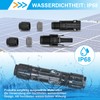 Slocable Solar Plug 6 mm2, IP68 Solar Panel Plug, 1500