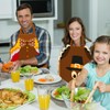 Tkifoda Happy Thanksgiving Aprons with Pockets, Waterproof Fall Aprons for