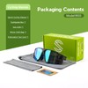Solsun Men/Women Polarized Cycling Sunglasses, UV Protection, Wrap Around Design,