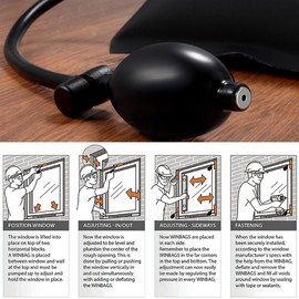 PChero Air Jacket, Air Wedge, Strength TPU Product, Jack Up, Air Wedge, Car Door Lock, Narrow Gap, Washing Machine, Bookshelf, Release Assistant Tool, Door Lock, Air Inflator, Jack Up, Air Jack, 440.6 lbs (200 kg), Tool Jack Air (Set of 2)