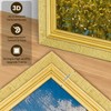 20x30 Frame, Ornate Embossed Gold Poster Frames