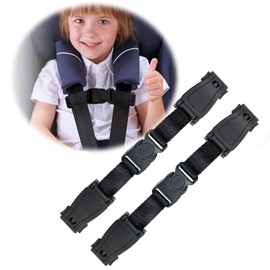 2-Pack Car Seat Anti Escape Harness Chest Clip，Universal Child Chest Clip，No Threading Required Helps Prevent Children Taking Their Arms Out of The Straps (2-Pack)
