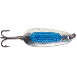 Blue Fox Rattlin' Pixiee Spoon, 1/2-Ounce, Holographic Silver/Blue