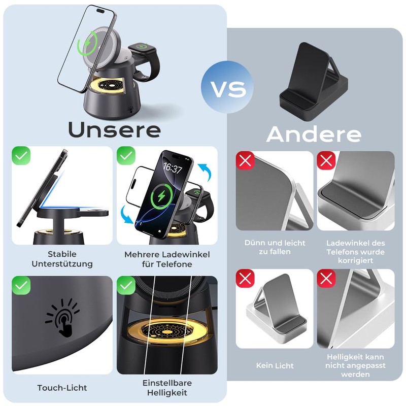 Induction Charger 4-in-1