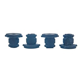 Suspenix 4pcs Steering Rack Pinion Bushings, Steering Rack and Pinion Mounting Bushings Fits GL320 ML320 ML450 R320 R350 R63, 07-10 GL450, 08-10 GL550, 06-07 ML500 R500, 06-11 ML350 ML550 ML63