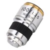 100X Microscope Objective RMS Size Fall Resistant Professional Objective Lens