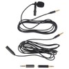 SAFIGLE 2sets Microphone Kit Mic Adapter for Smartphone Laptop and