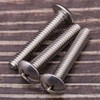 M6-1.0 x 30mm Truss Head Machine Screws, 304 Stainless Steel