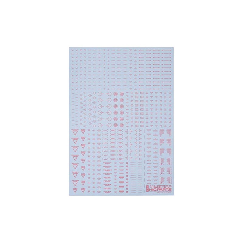 1/144 RB02 コーションデカール パステルピンク 1枚入 RB02-144PPI