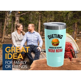 Dietetics Teal Edition Viking Tumbler 20oz - Dieting Where - Registered Dietitian Nutritionist Foodies Vegan Vegetables Dietician Vegeterian Consultant