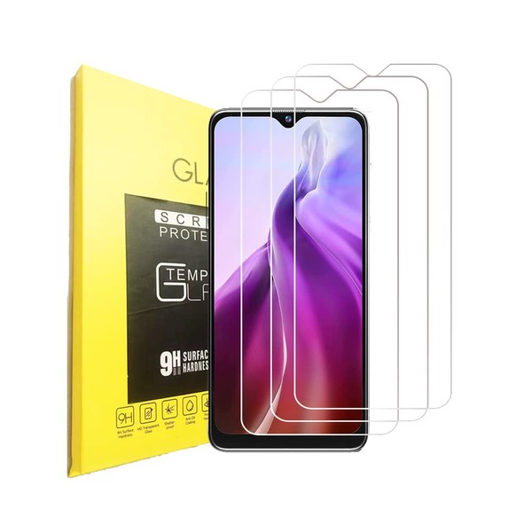 [3-Pack] Compatible with Blackview A80S screen protector Tempered Glass,9H Hardness,