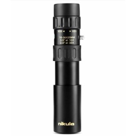 nikula Binoculars Nikula 30x Zoom Monocular Telescope Black Hunting Optical Prism Scope