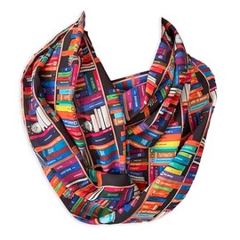 Generic Literary Gifts for Women Book Club Gifts Book Scarf - Literary Infinity Scarf - Book Lover Gifts for Women (Modern design)