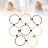 10PCS Kids Exercise Hoops Jumping Hopscotch Game Rings for Sensory