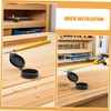 BUGUUYO 10pcs Lock Dust Cover Outdoor Distribution Cabinet Rainproof Protectors