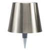 Abbott Collection Cordless Rechargeable LED Bottle Stopper Lamp/Light (Silver, Classic