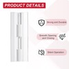 sourcing map Clear Plastic Hinges, Acrylic Hinges Small Hinge 100