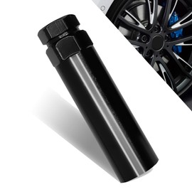 QKYS Small 6 Spline Lug Nut Socket, Wheel Lock Removal Kit for 19 mm (3/4 Inch) & 21 mm (13/16 Inch) Hex Socket Wrench, Wheel Lock Key Replacement for Aftermarket 6 Spline Lug Nut