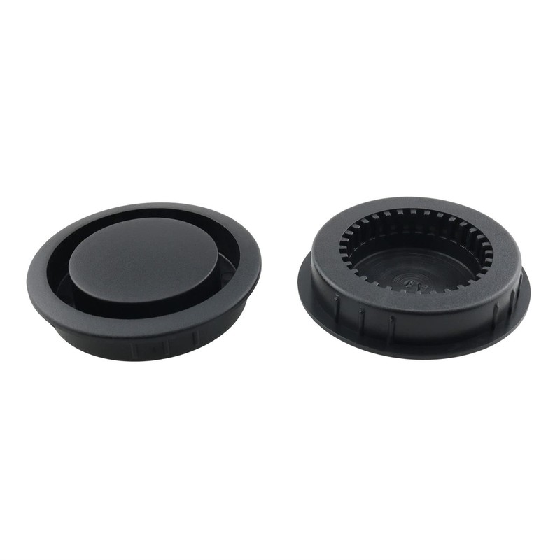 HJGarden 4PCS 50mm/2" Round Plastic Air Vent Ventilation Furniture Cabinet