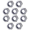 XSAJU Hex Lock Nuts M6 M5 M3 10 Pcs 304