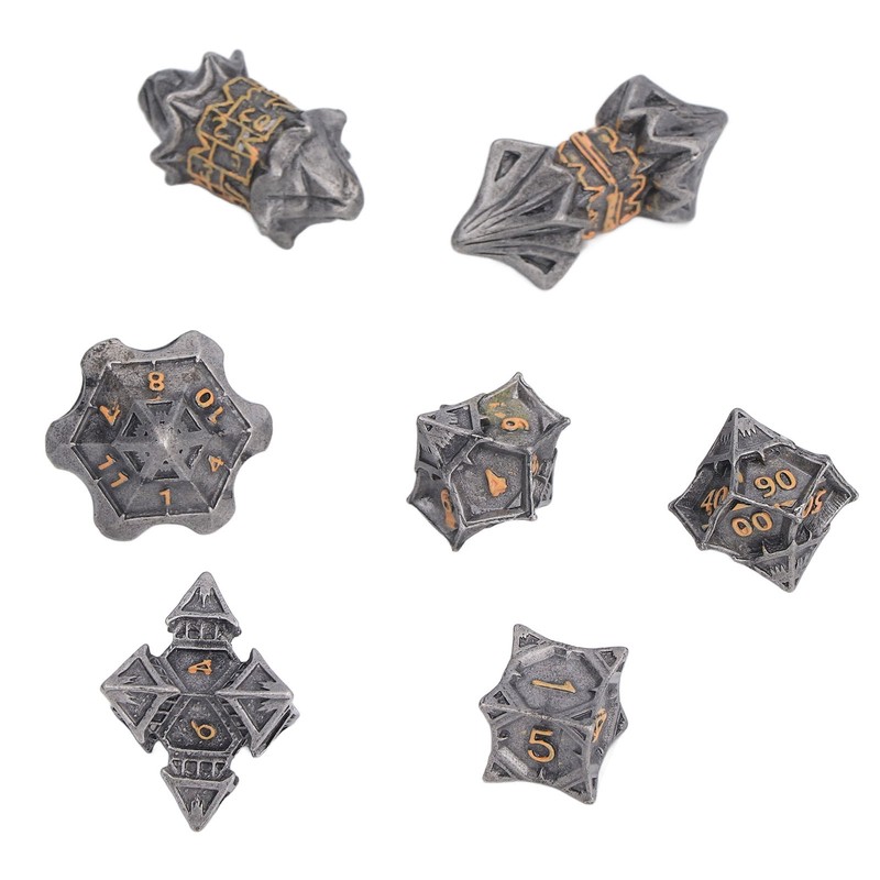 Dice Set Eye Catching Lightweight Alloy Dice Set for Playing