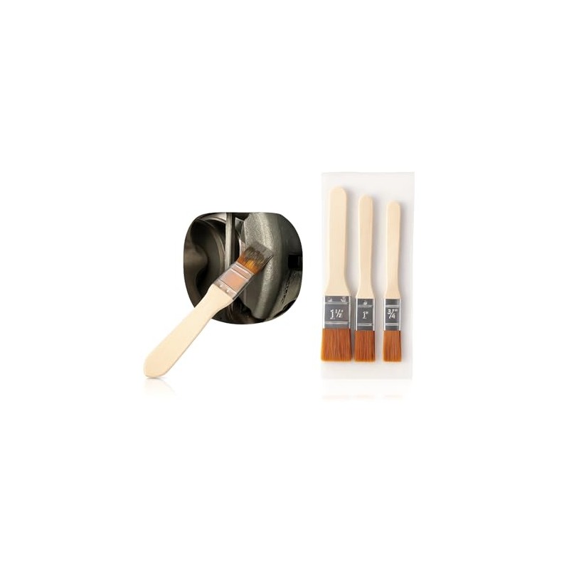 FOLIATEC Paint Brush Set for Brake Caliper Paint Set, 3