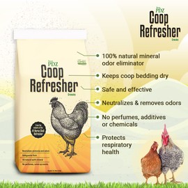 Sweet PDZ Sweet PDZ - Coop Refresher - Zeolite Odor Eliminator - Essential Chicken Coop Accessory - 10 lbs