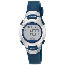 Armitron Sport Women's 45/7012NVSV Digital Watch with Matte Navy Strap