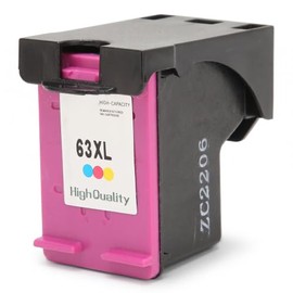 Cartuchos de Tinta 63XL Reemplazo de Tinta de Impresora de Inyección de Tinta de Alta Eficiencia para 4520 4512 4516 para Officejet 4650 3830 5255 3831 para Deskjet 3634 3639(H
