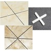 3000pcs Tile Leveling System Spacers Cross Shaped White Plastic Tiling