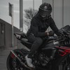 Harssidanzar Mens Winter Warm GoatSkin Leather TouchScreen Motorcycle Gloves GM041CA,