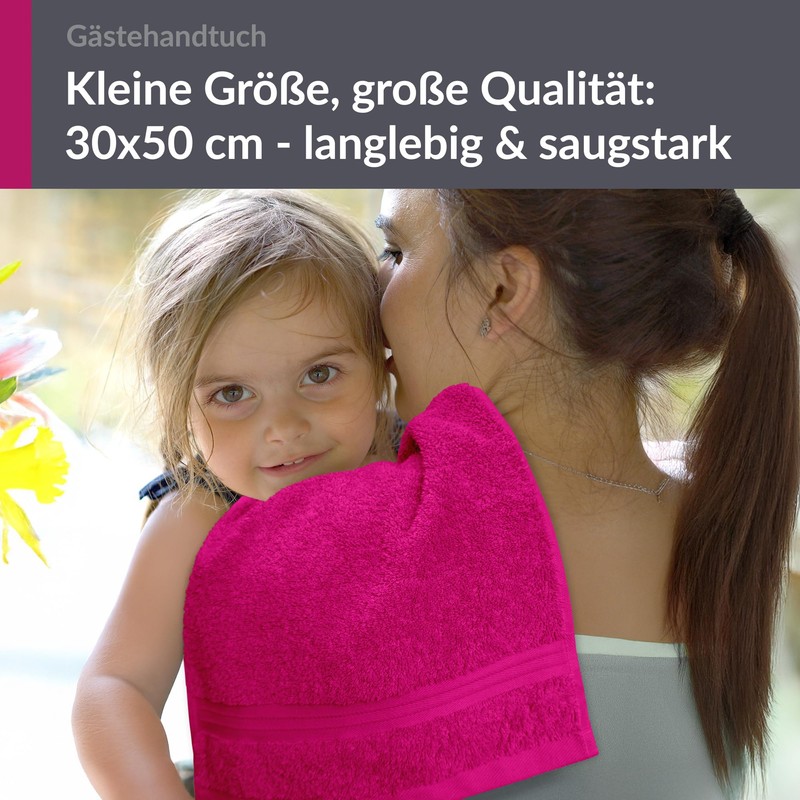 Lashuma Small Guest Hand Towel, 30 x 50 cm, Linz