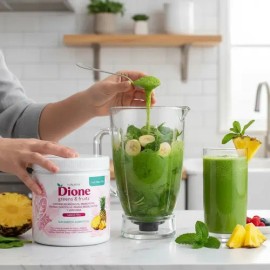 Ninayay Dione Green & Fruits Polvo Hongo Reishi Digestivo Piña