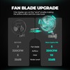 MARS HYDRO Updated 2-Pack M6 Grow Tent Fan, A powerful