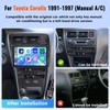 2+64GB Android 15 Car Stereo for Toyota Corolla 1991-1997 Wireless